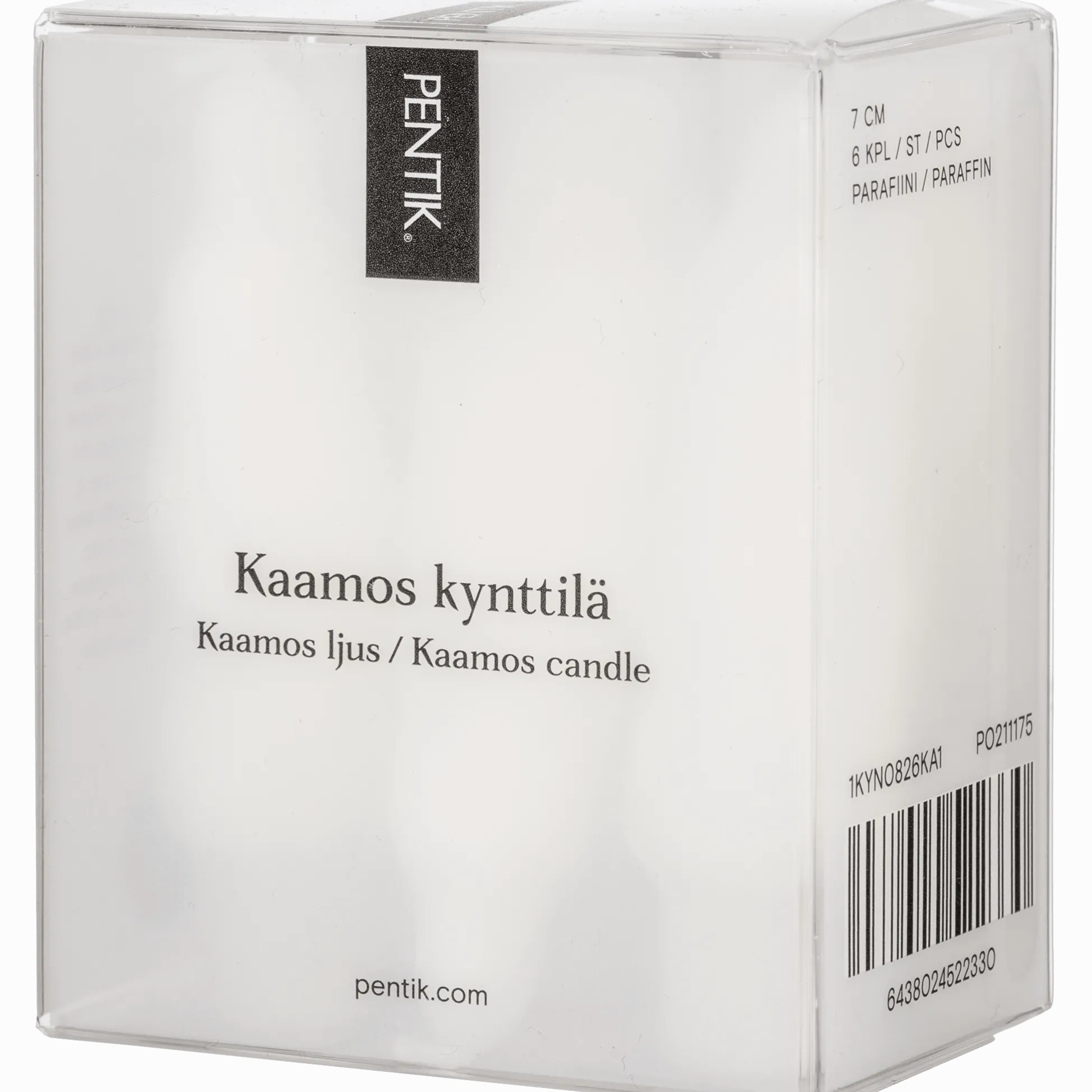 Kaamos Kynttilä 6 kpl/ras