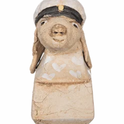 Ylioppilastyttö Koira Keramiikkaveistos
